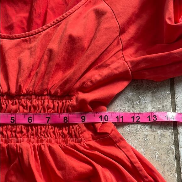 ALEXIS Shae Smocked-waist Dress Poppy - Picture 13 of 13